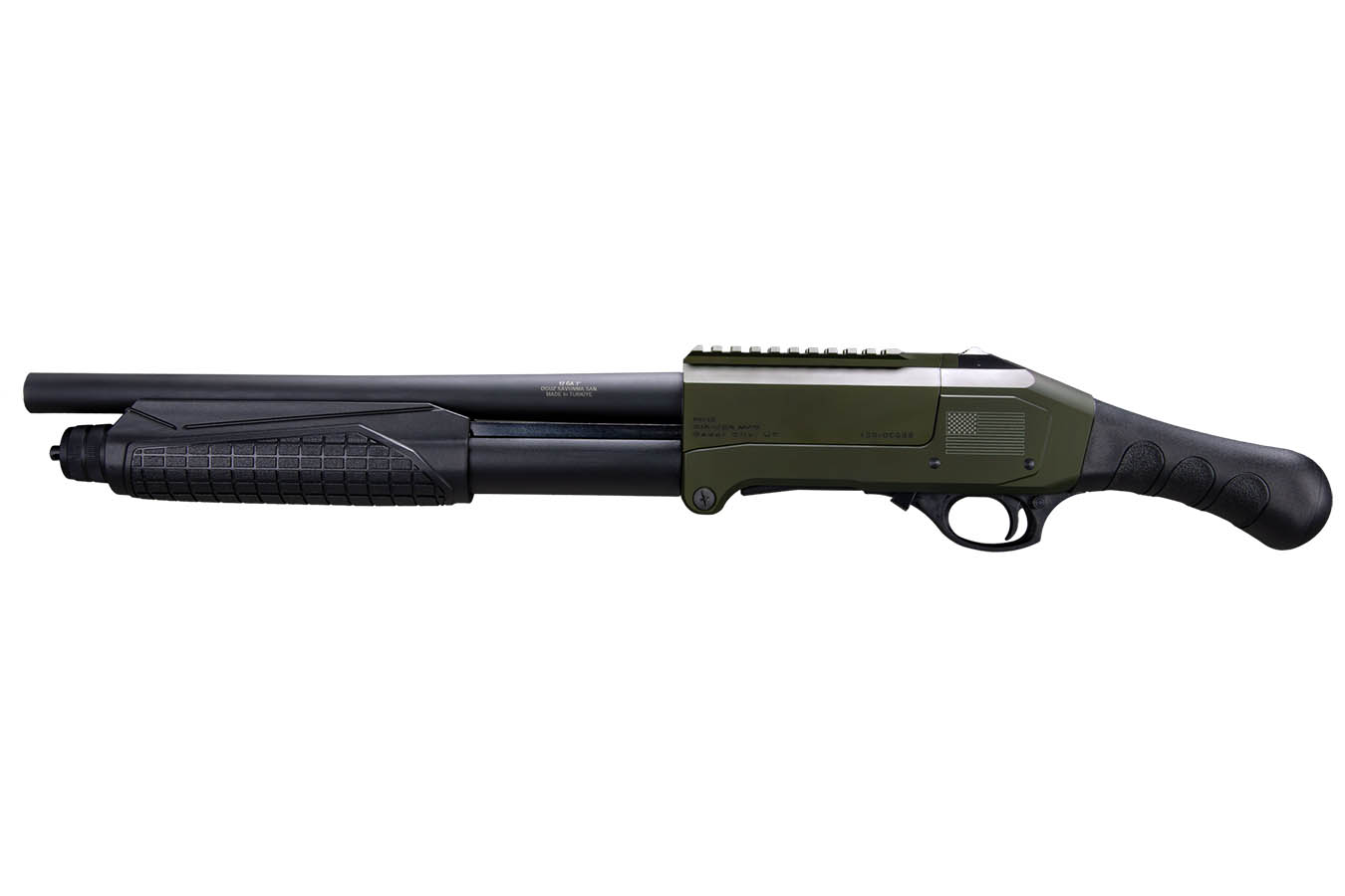 ROCK ISLAND ARMORY PK-12 Pak-Out Short 12-Gauge Pump-Action w/ Folding Design